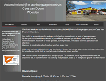 Tablet Screenshot of ceesvandoorn.com